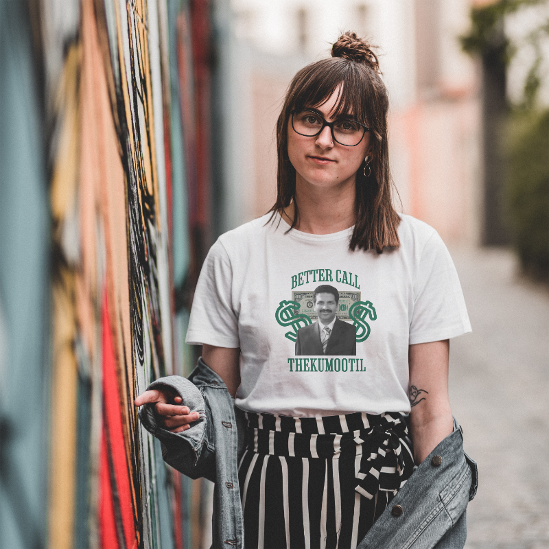 George Thekkummotil meme tee