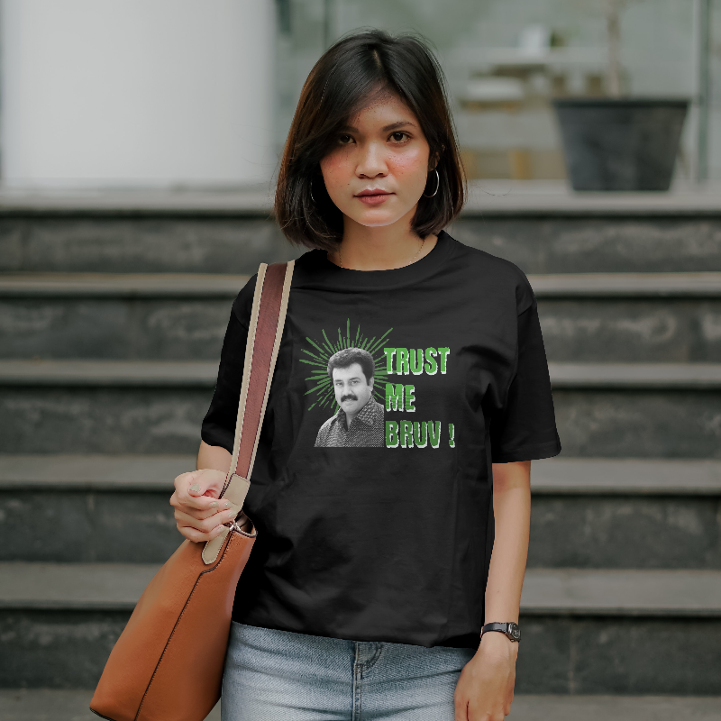 Trust Me Bruv Malayalam meme t shirt – Christian Brothers Georgy betrayal scene inspired